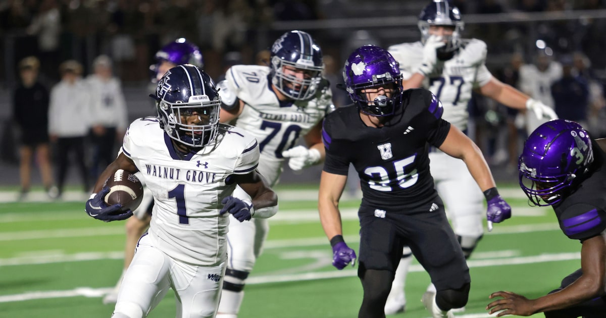 SportsDayHS's tweet card. These athletes — like Prosper Walnut Grove’s Cam Newton— finished among SportsDayHS’ top 20 players in total rushing yards in 2024.