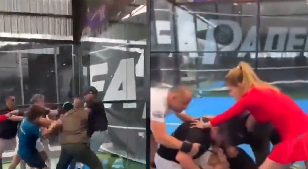 Excelsior's tweet card. Un hombre, identificado como Germán Mondragón, golpeó junto a sus escoltas a una persona en una cancha de pádel en el municipio de Atizapán, en el Estado de México.