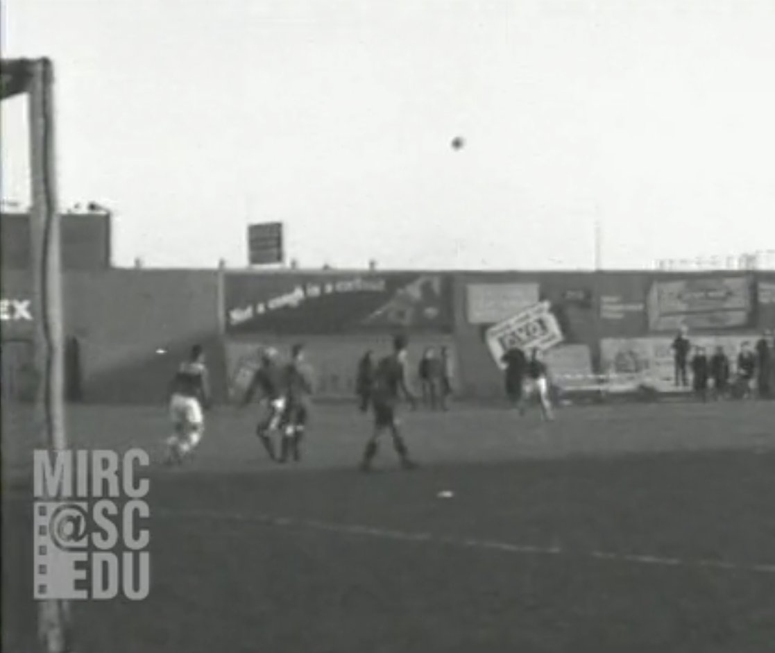 USSoccerHistory's tweet card. The 1927 film captures an uneventful match between unremarkable ASL teams at the end of a mediocre half-season. Yet, it is a milestone in the history of soccer.
