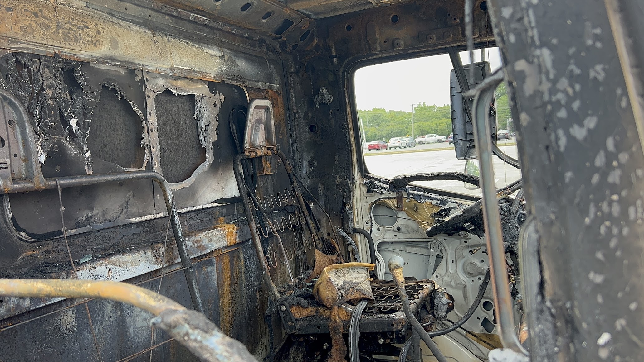 mymcmedia's tweet card. In the early hours of Monday morning, two vehicles parked Country Boy Market caught fire, causing tens of thousands of dollars in damage.