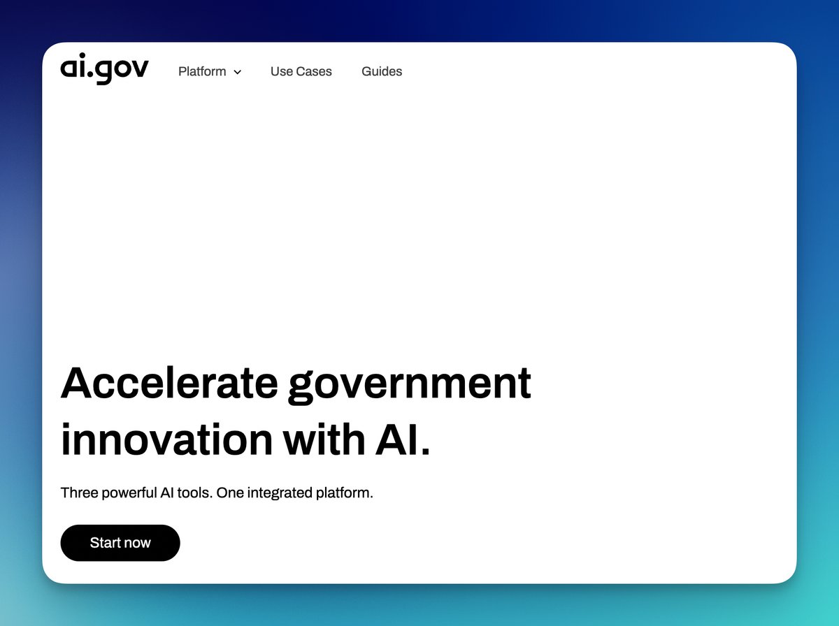 jason_koebler's tweet card. A new website and API called AI.gov is set to launch on the Fourth of July.