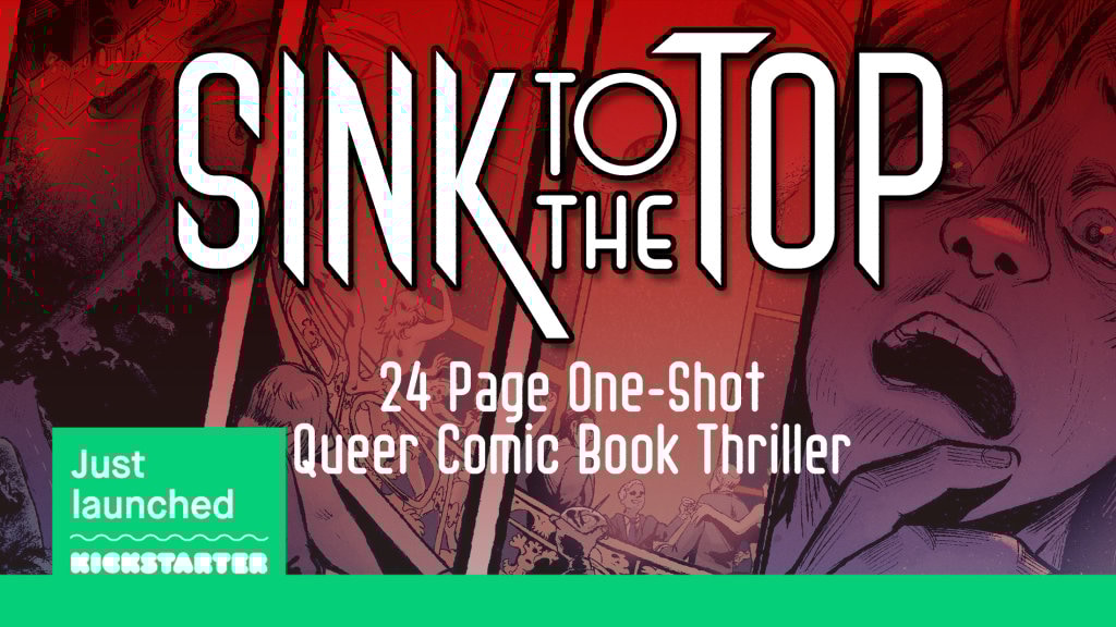 JoeCorallo's tweet card. A 24 Page One-Shot Queer Comic Book Thriller