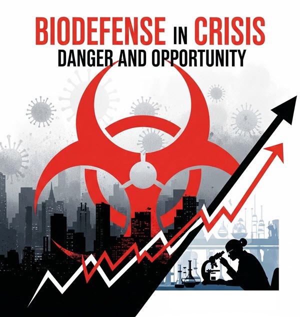 NTI_WMD's tweet card. Biodefense in Crisis: Danger and Opportunity - Bipartisan Commission on Biodefense