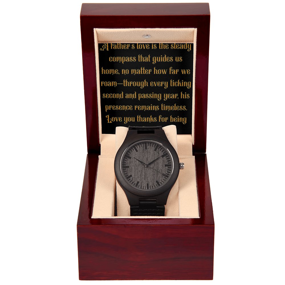 DirkMcfly's tweet card. Looking for a gift as bold and timeless as your special guy? This Wooden Watch is a versatile accessory that's perfect for stylish, everyday wear. Encased in rich sandalwood and paired with a genuine...