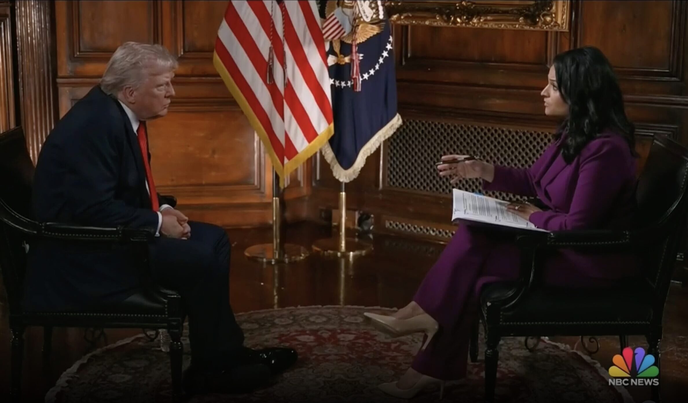 AlexDunbarNews's tweet card. President Donald Trump said "I don't know" when asked directly whether he needs to uphold the Constitution as President of the United States.