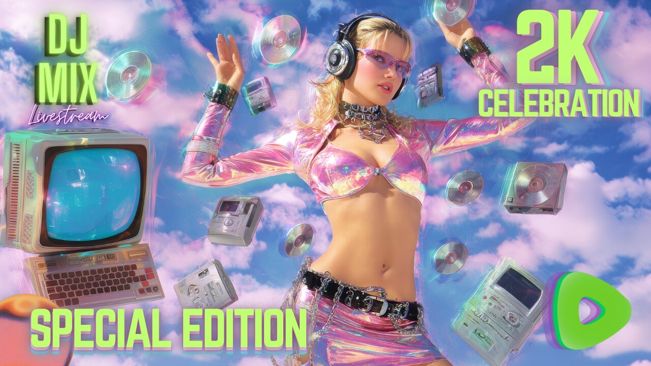 SynthTraxVids's tweet card. THE FRIDAY NIGHT DJ MIX LIVESTREAM IS HAVING ANOTHER SPECIAL EDITION! ITS A 2K FOLLOWER CELEBRATION! I take requests and play visuals/edits I have created! - Lets jam out to some 2000s/late 90s and MO