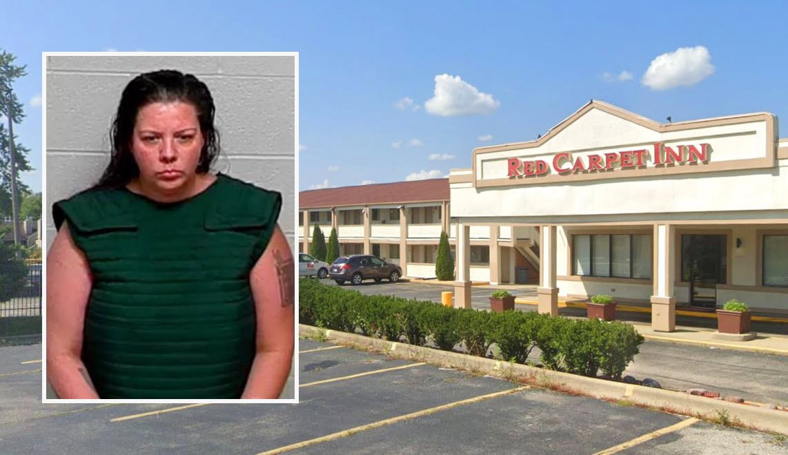 LMCScanner's tweet card. A convicted felon allegedly sold drugs while her children were with her and was later found with drugs and a loaded gun in her motel room in North Chicago where her two children were living.
