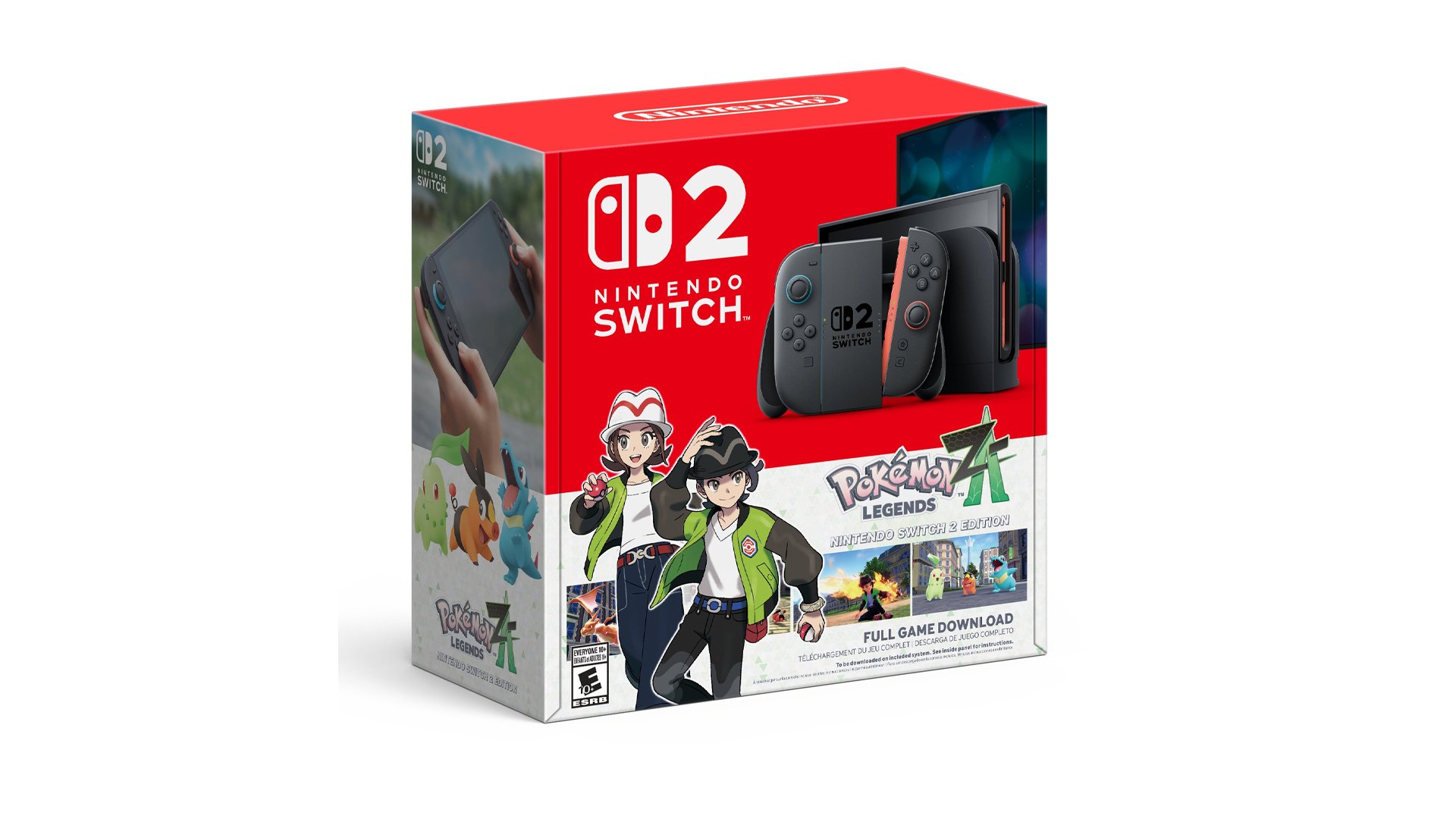 Andy_VGC's tweet card. The Pokémon Legends Z-A Switch 2 bundle will feature a standard edition console…