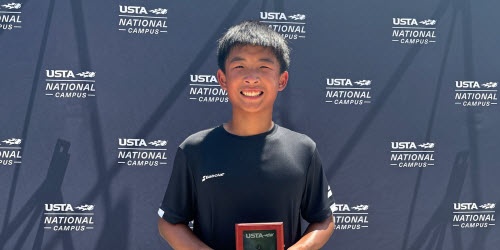 TennisRecNet's tweet card. Jason Ye brought home the gold in the USTA Boys 12s Clay Court Singles Championship, while Olie Rosa Hall and Pranav Madamanchi captured the doubles crown in Orlando, Florida.