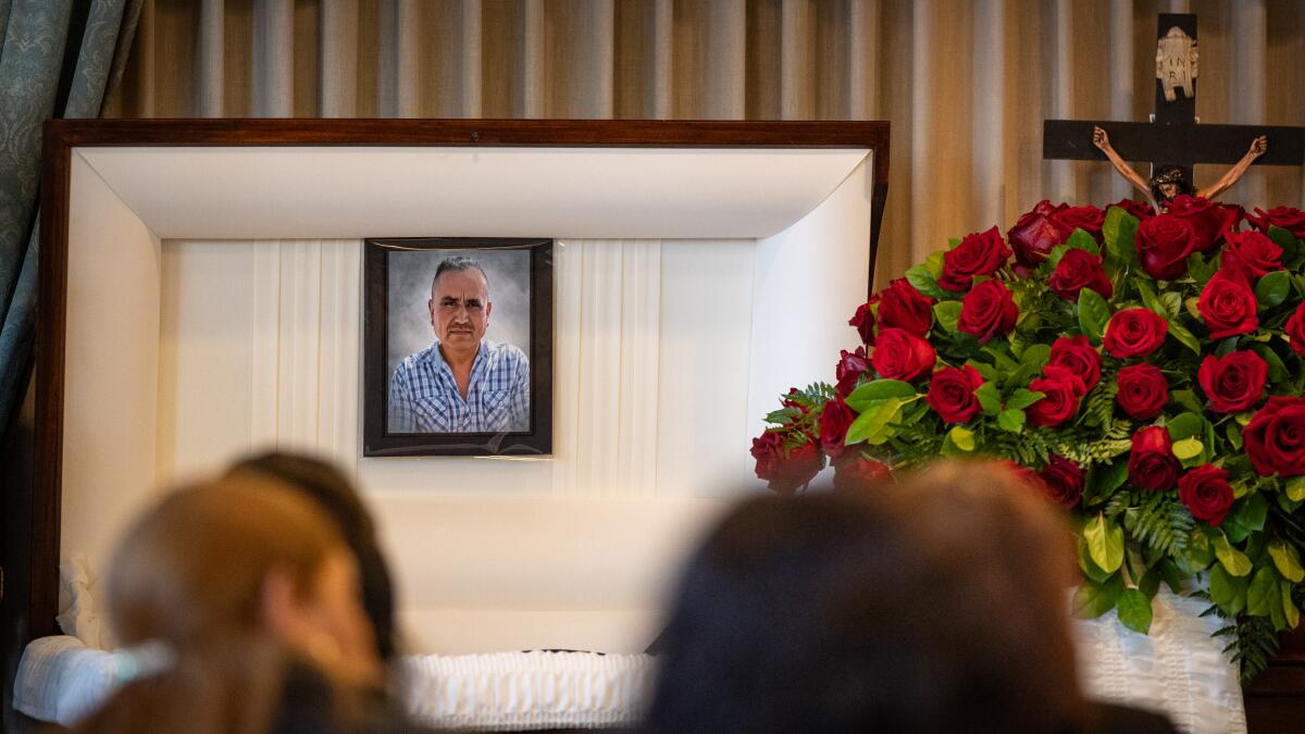 LATvives's tweet card. Jaime Alanís Garcia, 56, was fatally injured when he climbed atop a greenhouse and accidentally fell 30 feet while fleeing immigration agents at Glass House, his family said.
