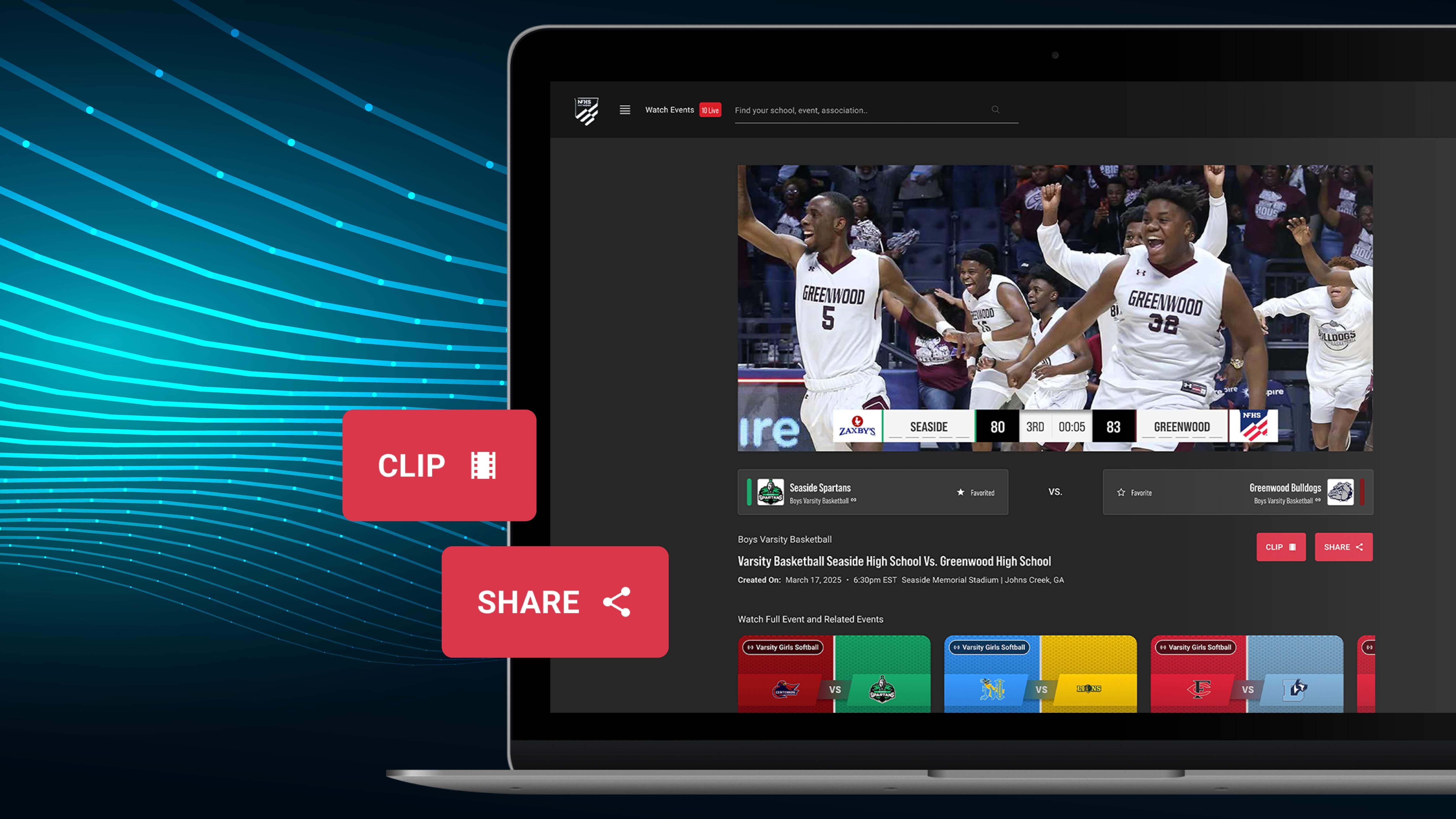 _playonsports's tweet card. Turn your fans into your biggest promoters with the new clips feature. Save your favorite moments and re-live them any time.