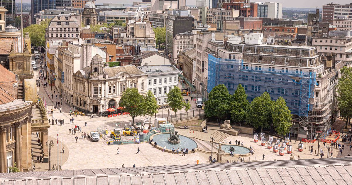 AlexanderJBrock's tweet card. Birmingham City Council has said 'excessive noise levels' are impacting businesses and residents in the city centre