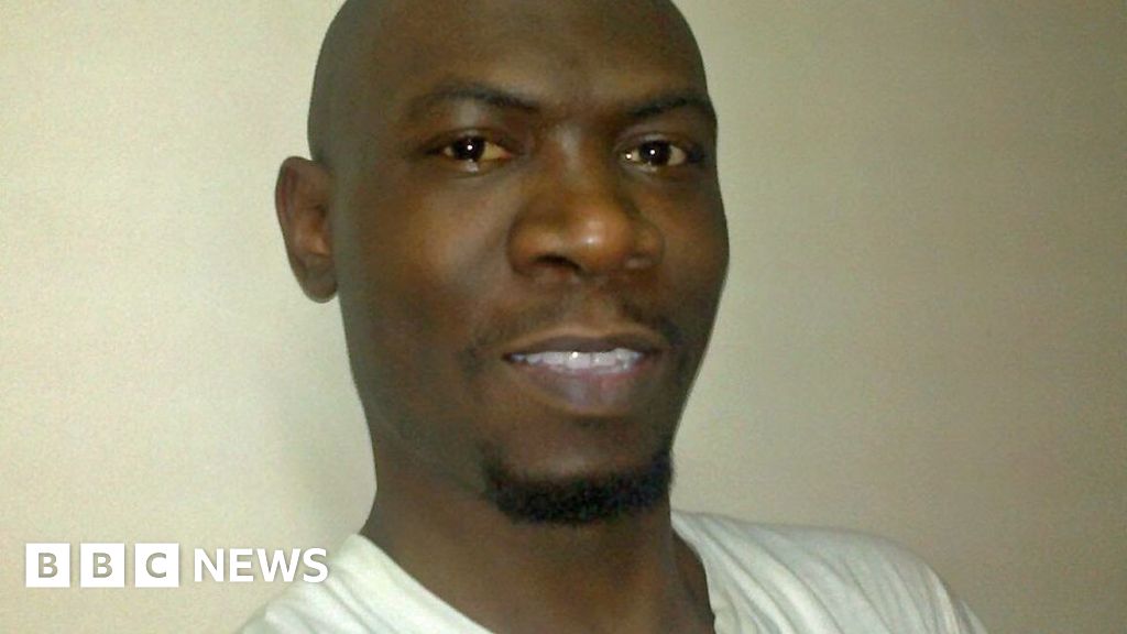 BBCWorld's tweet card. Stephen Munyakho's mother tells local media she "rolled on the floor" on hearing her son had been released.
