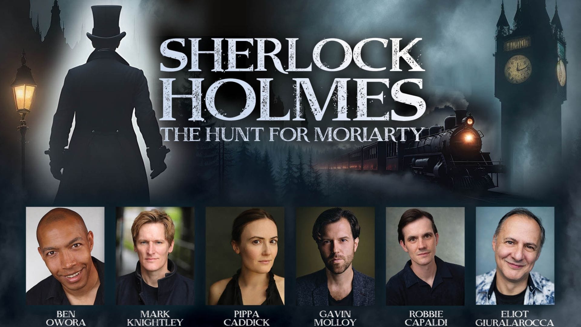theatre_weekly's tweet card. Blackeyed Theatre is set to premiere a brand-new theatrical adventure, Sherlock Holmes: The Hunt for Moriarty, written and