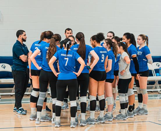 MercyMavericks's tweet card. DOBBS FERRY, N.Y. (July 22, 2025) – The Mercy University volleyball team has announced their 2025 regular season schedule, which includes 12 home matches at the Neil Judge Student Athlete Center.
