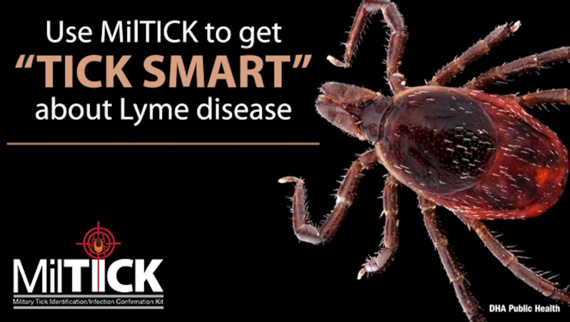 afpmb's tweet card. May is Lyme Disease Awareness Month. Spring is one of the most important times of year to become “tick smart” by learning about the risks ticks pose and how to avoid tick bites.