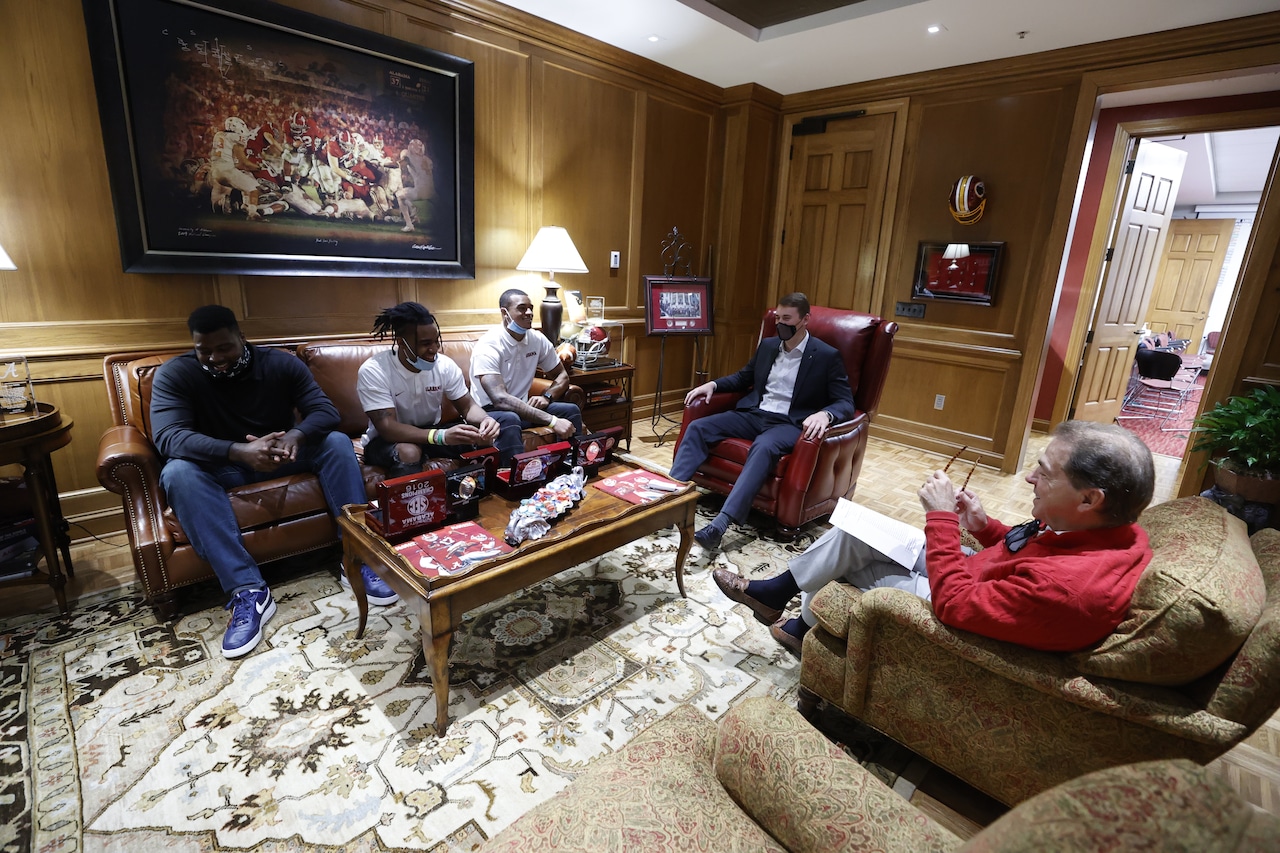 _NickKelly's tweet card. Patrick Surtain II joined Johnny Manziel on his podcast to share his best Nick Saban story.