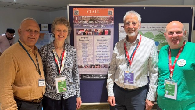 GuthanVoices's tweet card. The recently completed Island Voices project “Multilingual Memories: Birmingham 1984” was on prominent display at this year’s annual conference of NATECLA, the National Association for Teaching Eng…