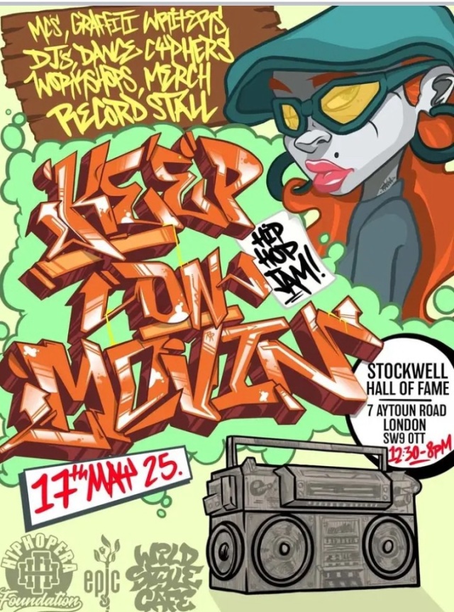 _apocaloptimist's tweet card. Hip Hop Jam 2025  I’m a little late writing this blog, but as the saying goes “better late than never” so here I am with my recent visit to Hip Hop Jam which was held in Stockwell Hall of Fame…