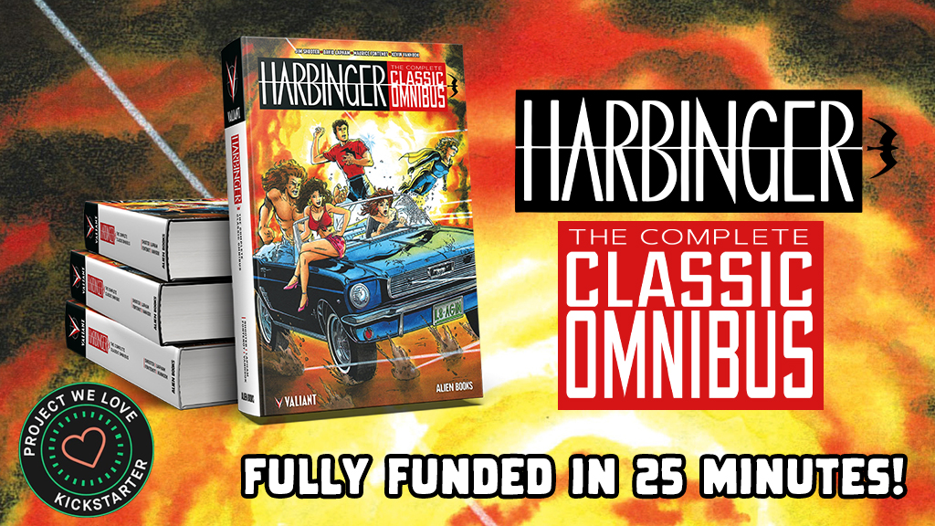 ValiantComics's tweet card. The groundbreaking and fan-favorite HARBINGER series from Valiant Comics is collected in a new deluxe hardcover omnibus!