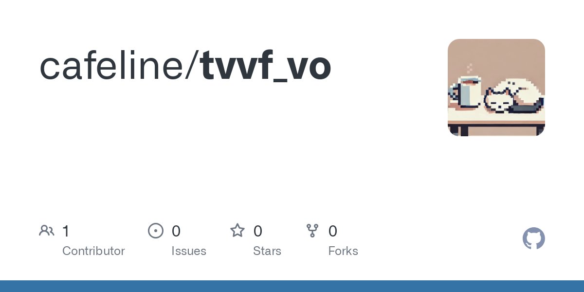 dandelion1124's tweet card. Contribute to cafeline/tvvf_vo development by creating an account on GitHub.