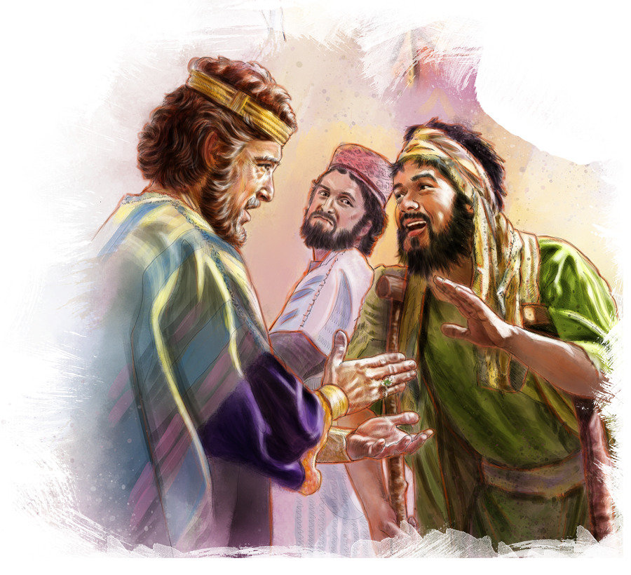 MPooleProject's tweet card. [If you are being blessed by the translation work, please consider supporting the work and speeding it on its way.  Click here to watch a brief video on the project.]Verse 29:[1]  And the king said...