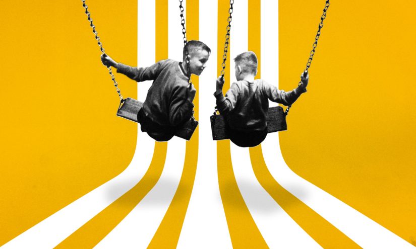 MayaAjmera's tweet card. Researchers found that synchronized movements, such as swinging in time with each other, can promote prosocial behaviors in young children.