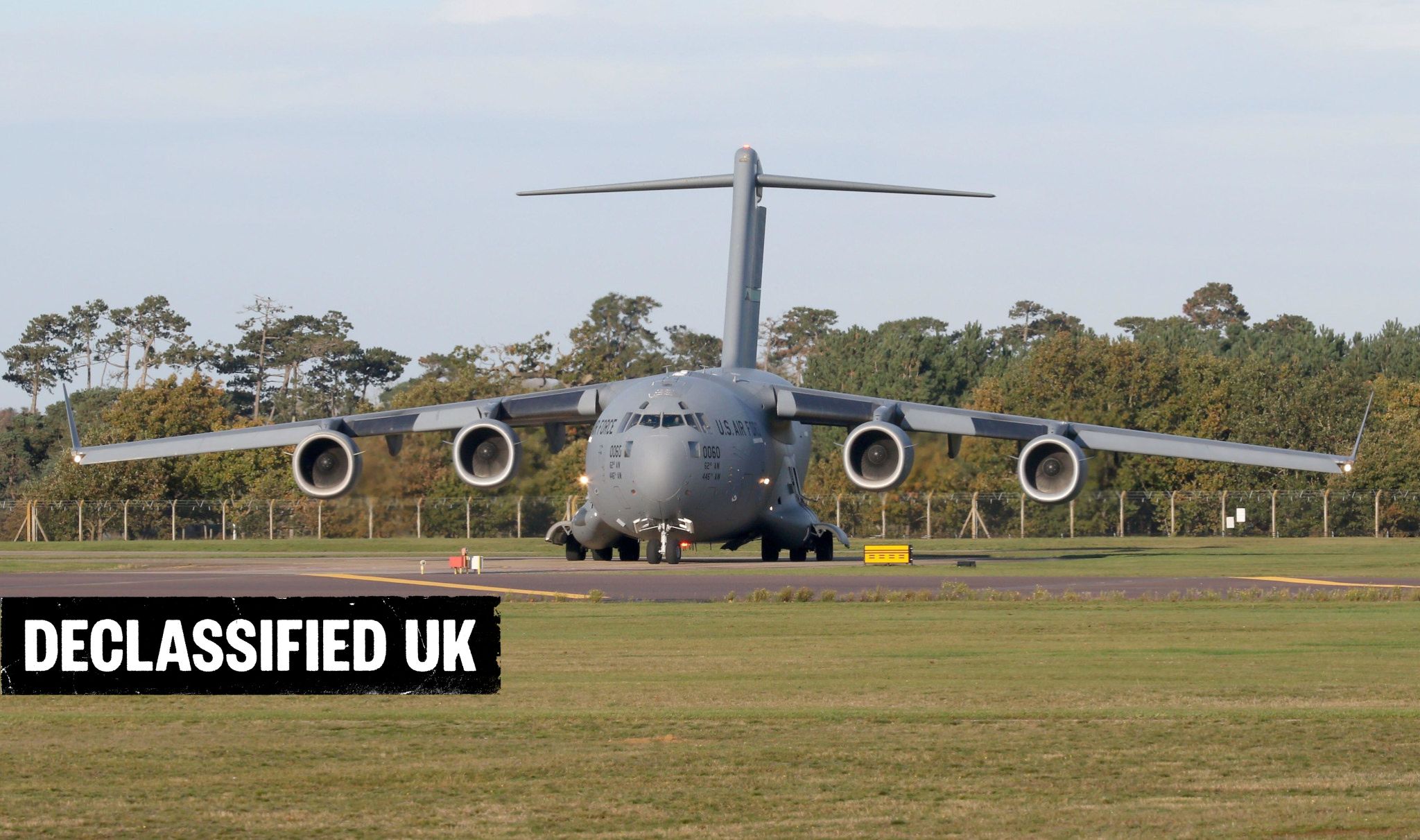 CNDuk's tweet card. Nukewatch UK explains how it tracked the bombs being flown across the Atlantic.