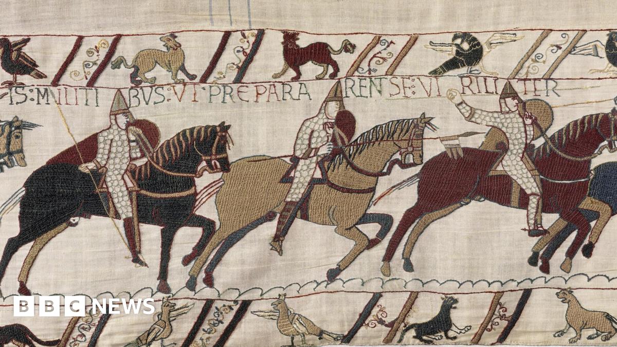 reviewwales's tweet card. Bayeux Tapestry will be shown at the British Museum, which will lend treasures to Normandy museums.
