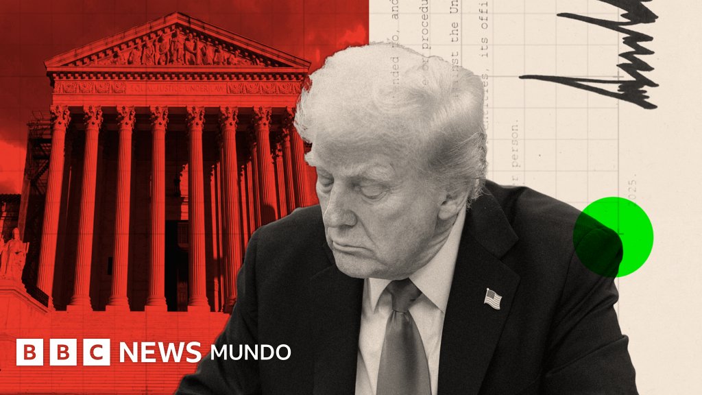bbcmundo's tweet card. Las confrontaciones de Trump con los tribunales son únicas en cuanto a su magnitud y furia, en comparación con las de presidentes anteriores, pero ¿podrían realmente alterar el equilibrio de poderes...