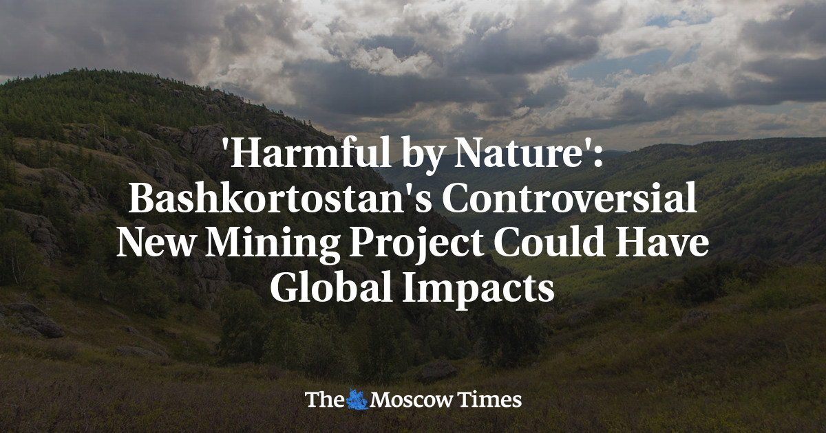 MoscowTimes's tweet card. “Whether perfect [in meeting ecological standards] or not…we simply don’t need…a mine.