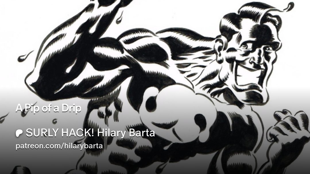 HilaryBarta's tweet card. Get more from SURLY HACK! Hilary Barta on Patreon