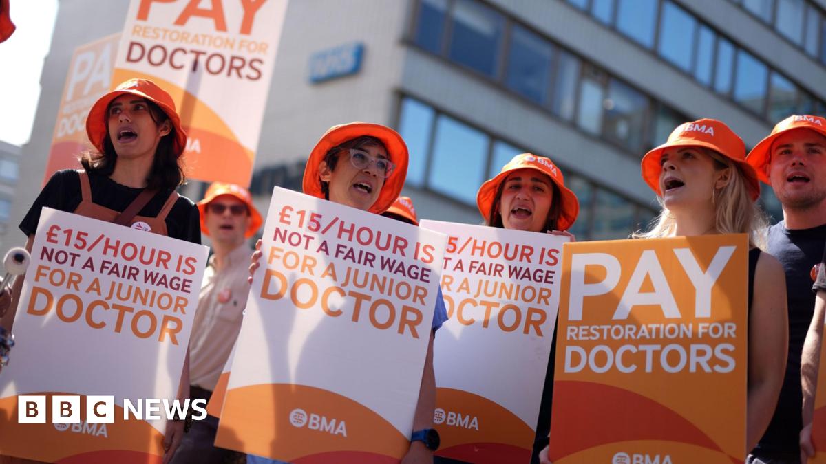 BBCHughPym's tweet card. The doctors' union says it will seek fresh talks with ministers before setting strike days.