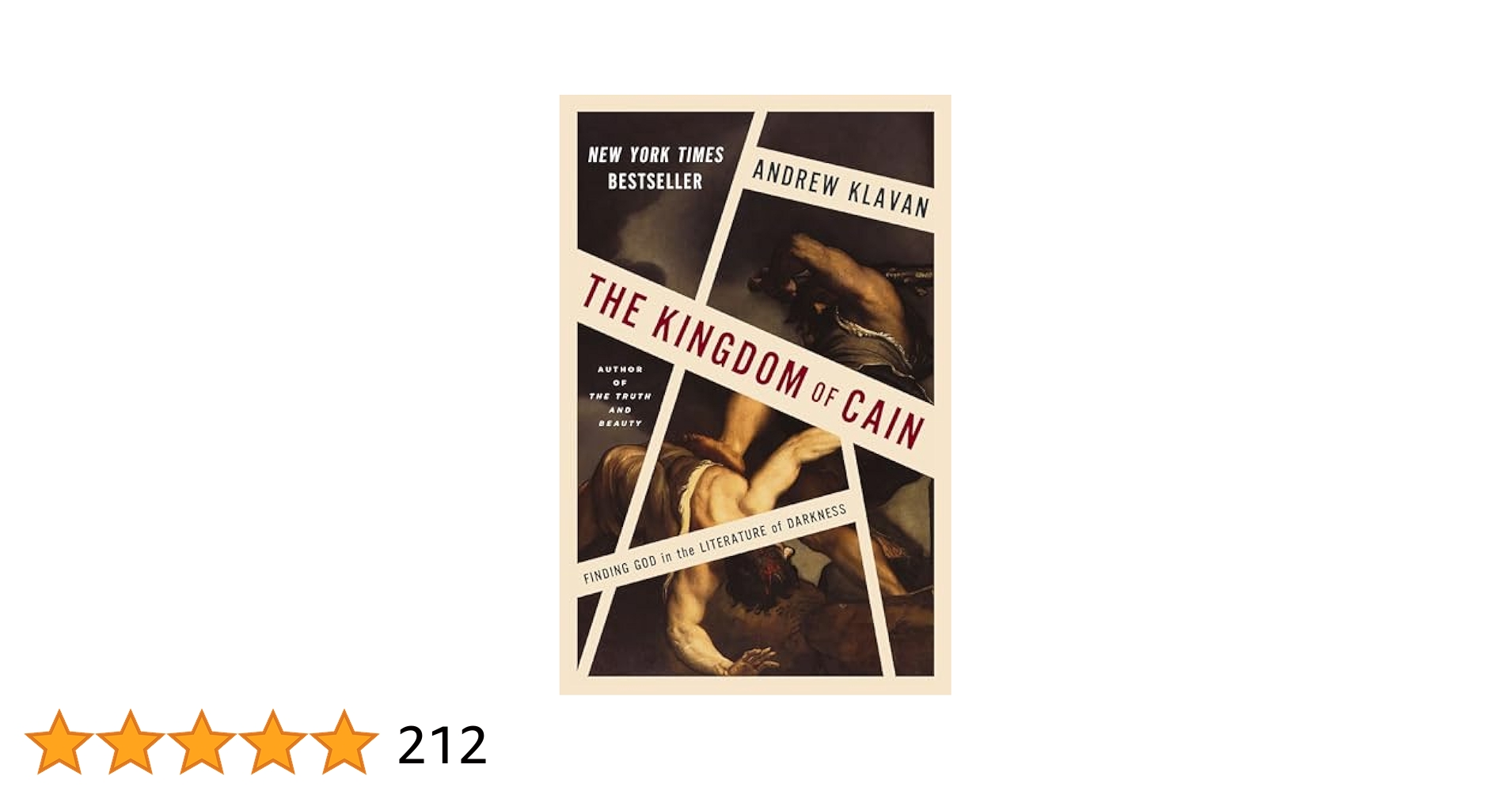 andrewklavan's tweet card. The Kingdom of Cain
