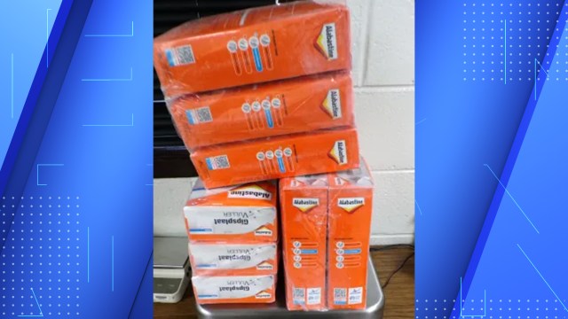 RepDonaldsPress's tweet card. The drugs were concealed in fake packages labeled as everyday objects — including fishing rods, air filters and Mercedes-Benz headlights.