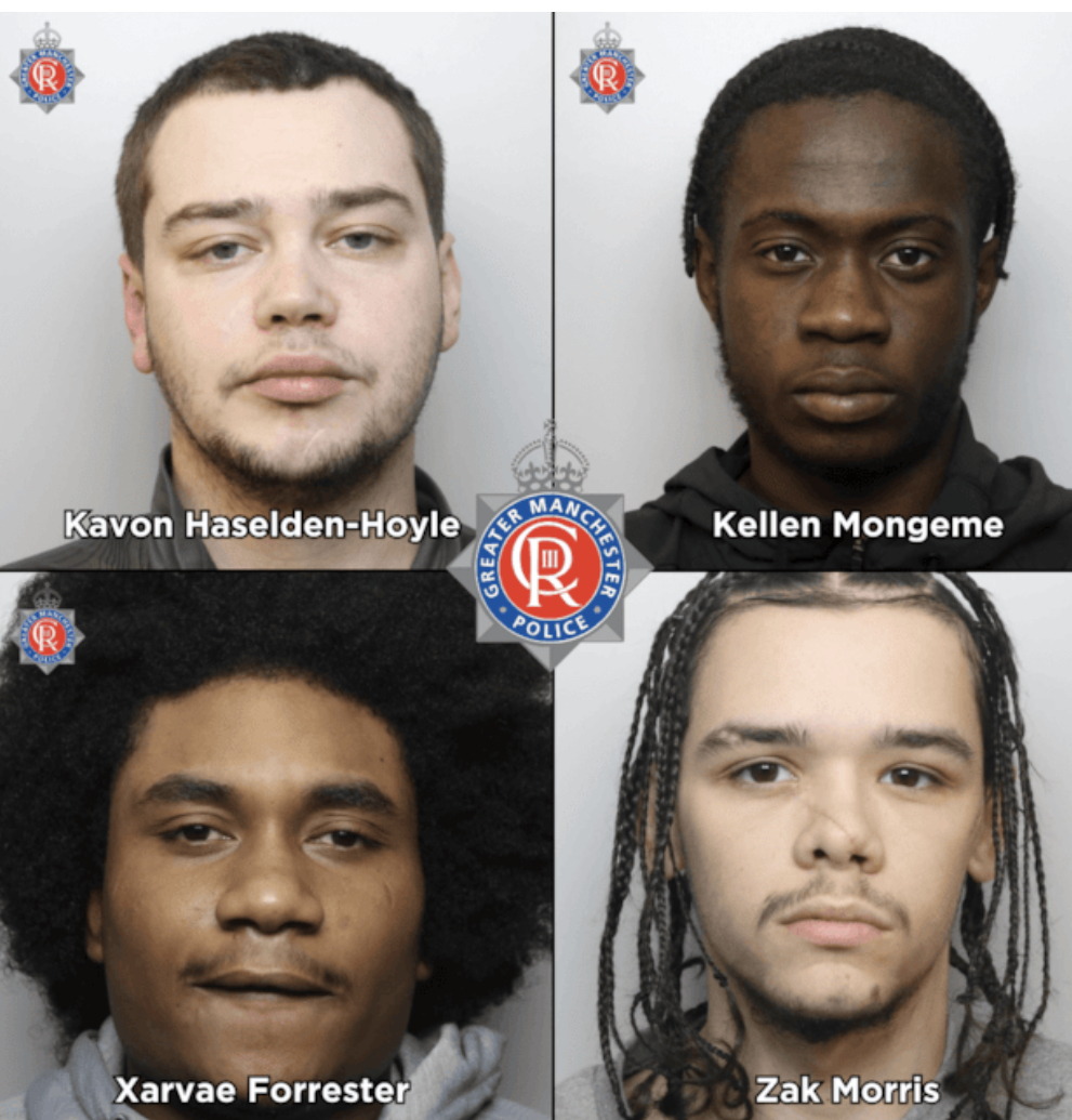 AboutMcr's tweet card. Three men and a teenager have been sentenced for the attempted murder of the 21-year-old man in October 2024. During the five-week trial at Manchester