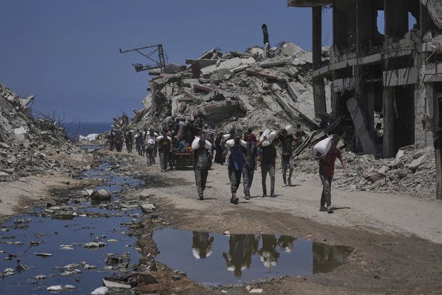 Militarydotcom's tweet card. The United Nations human rights office says more than 1,000 Palestinians have been killed since May while trying to get food in the Gaza Strip, mostly in the vicinity of aid sites run by an Israeli...