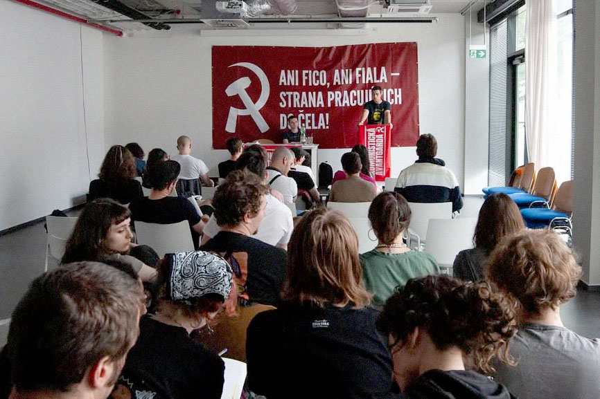 revcomintern's tweet card. On 12-13 July, around 30 comrades gathered in Brno for the Fourth Congress of Komunistická Avantgarda, the Czech and Slovak organisation of the RCI. Delegates f