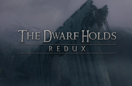 ModDB's tweet card. Announcing the release of the Dwarf Holds Redux, a visual and audio overhaul of the classic BFME1 mod!
