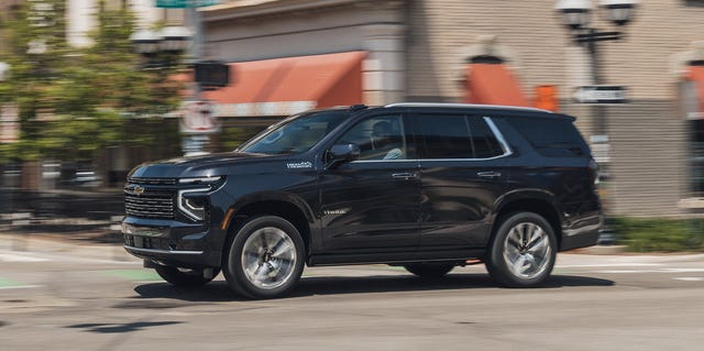 CARandDRIVER's tweet card. There's a reason Chevy's three-row SUV has reached ubiquity.