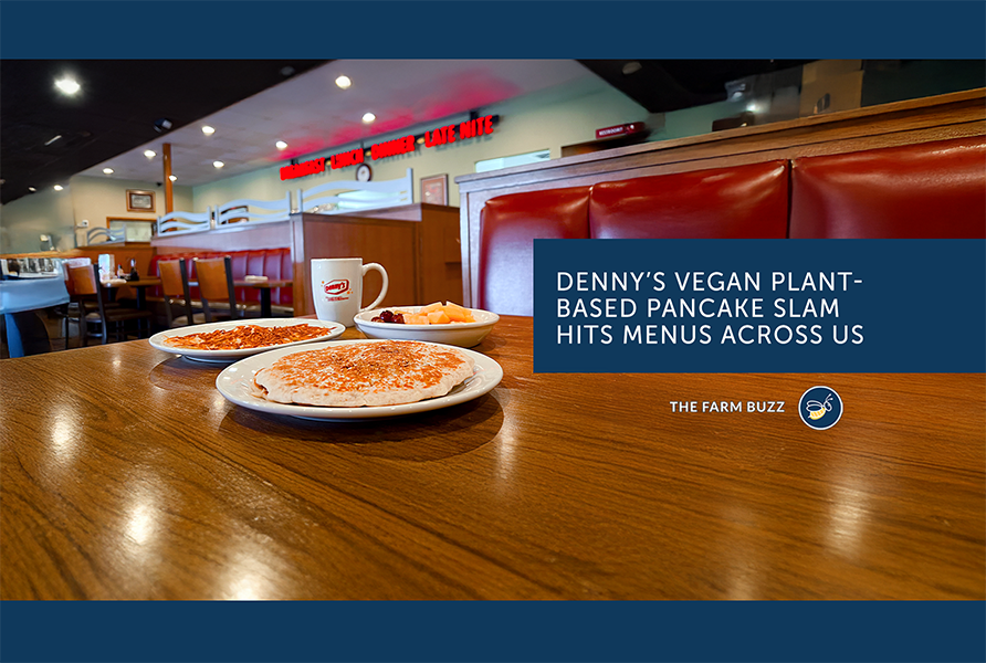 TheSkepticalV's tweet card. Try Denny's new Plant-Based Pancake Slam - a fully vegan breakfast! Plus, explore all vegan menu items (breakfast & dinner) at this national chain.