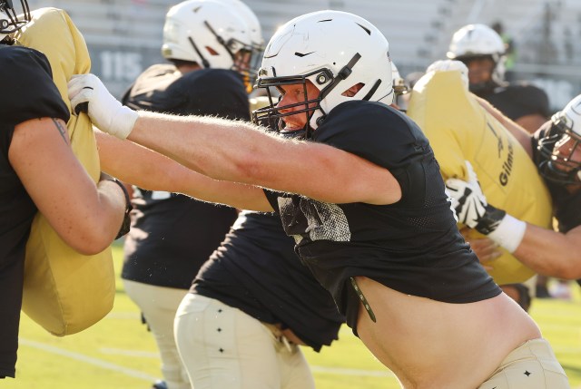 osknights's tweet card. The 6-foot-11 offensive lineman from Germany found his love in football and the Knights and its carried throughout his career at UCF.