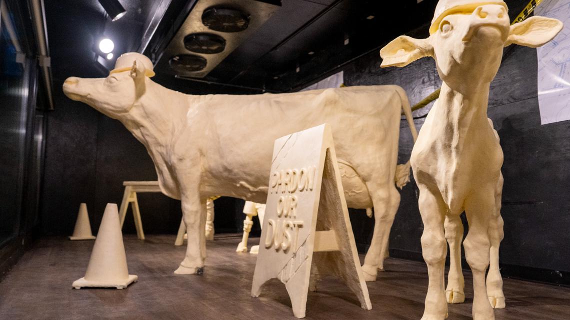 10TV's tweet card. The theme of the butter cow display is often referred to as one of the fair's best-kept secrets leading up to opening day.