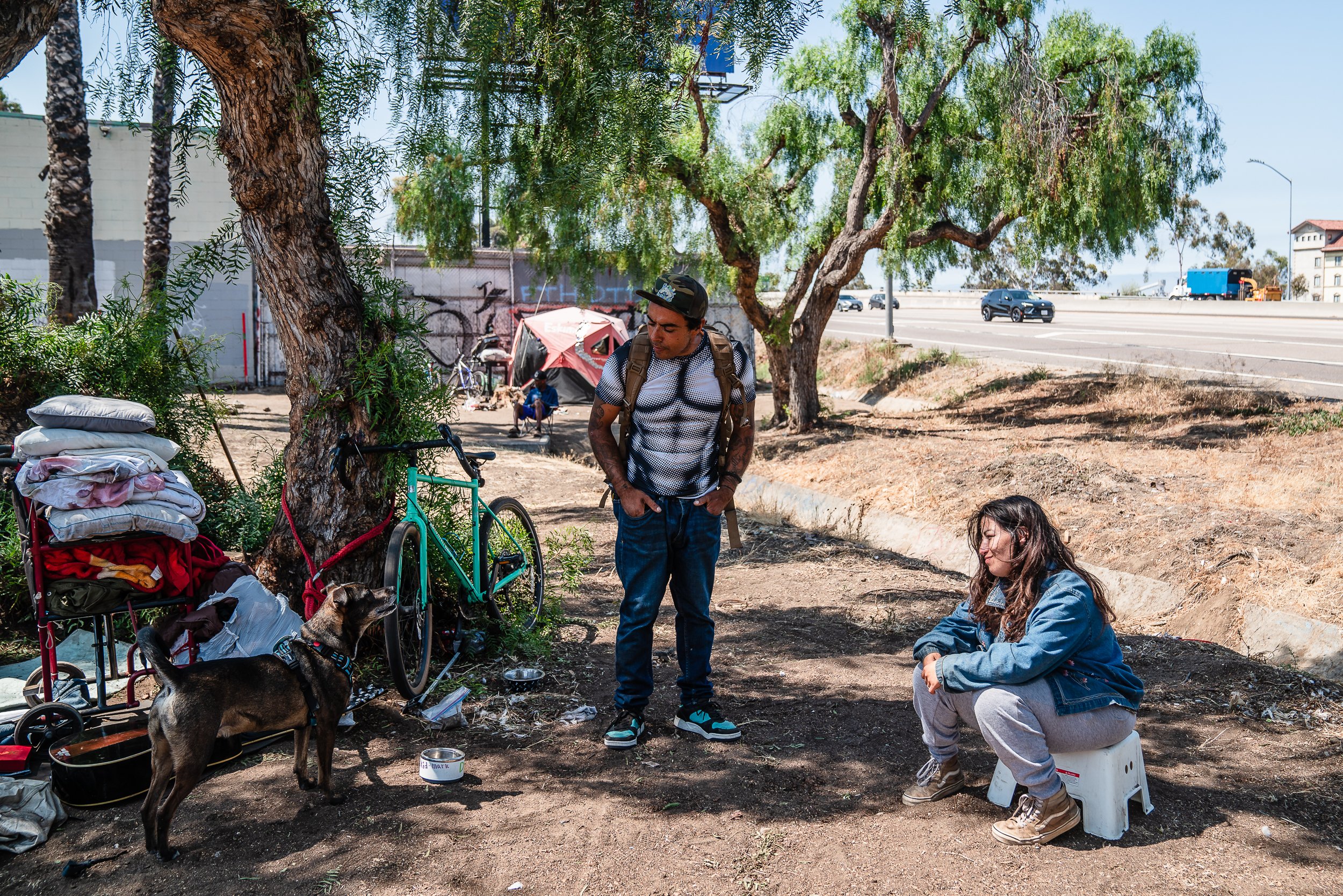 LisaHalverstadt's tweet card. The city of San Diego has reached an agreement with the state that would allow city workers to clear homeless encampments on state land.  