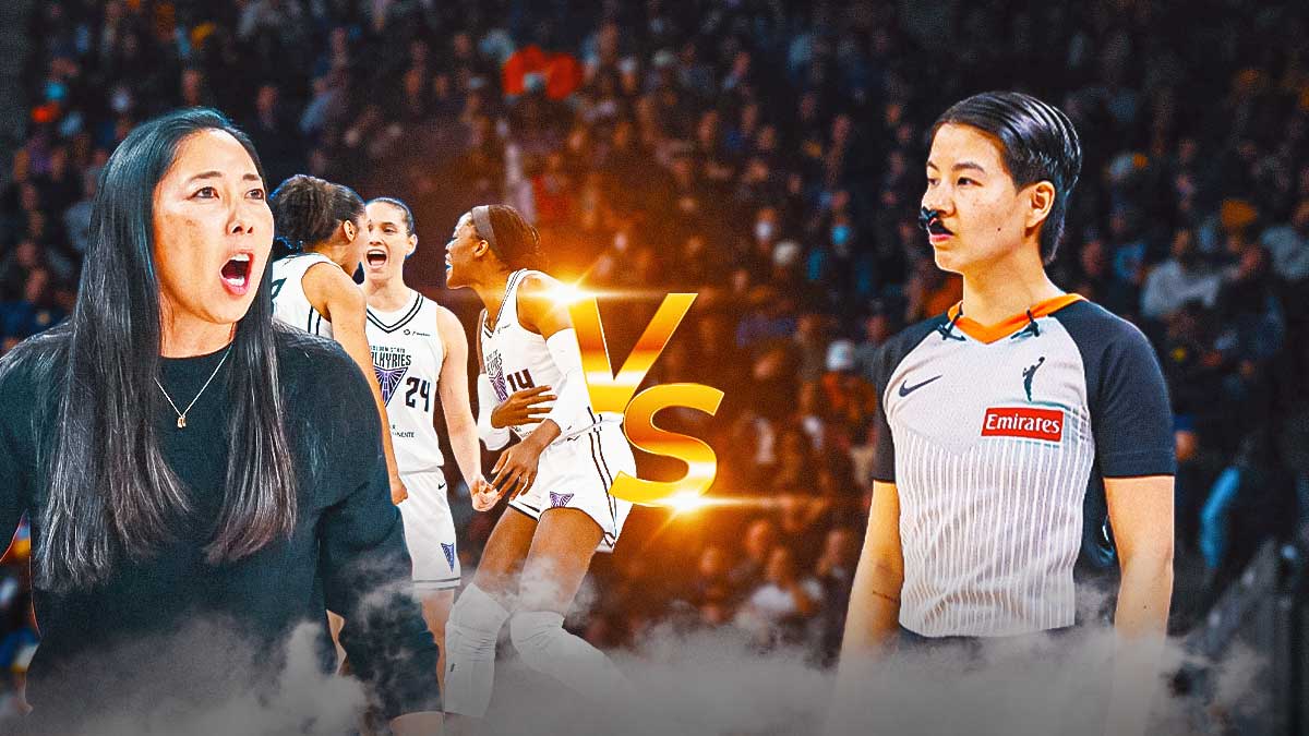 kenzofuku's tweet card. The Valkyries lost a to the Mercury after a controversial ending and after the game head coach Natalie Nakase had one word on her mind.
