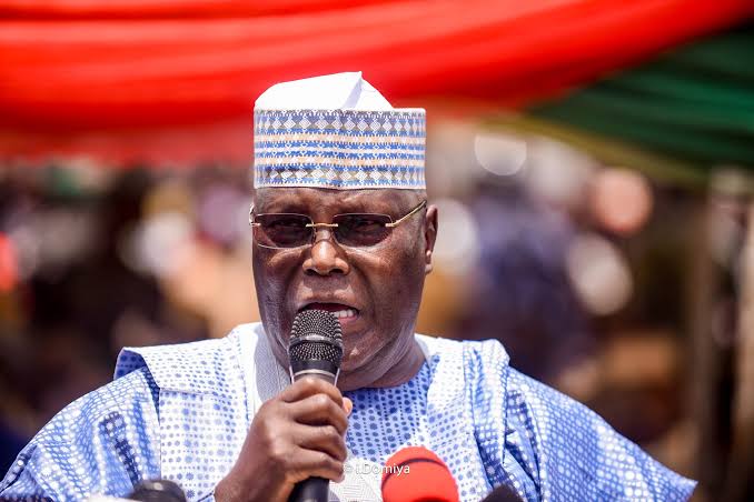 veonews_ng's tweet card. Atiku Abubakarsays that any threat against the 2023 Labour Party presidential candidate, Peter Obi, is a threat against all Nigerians.