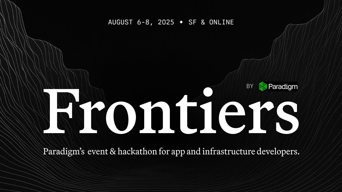 gakonst's tweet card. Paradigm's annual open source conference and hackathon, bringing together developers, researchers, and enthusiasts to explore and build at the cutting edge of crypto.