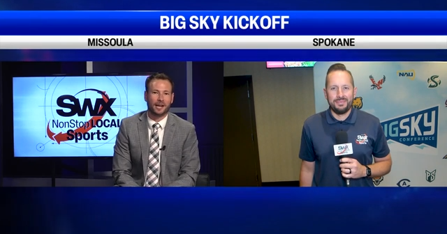SWXMontana's tweet card. The annual Big Sky Football Kickoff wrapped up on Monday with media day for all 12 teams. Our Austin Parr was on hand to speak with Montana and Montana State