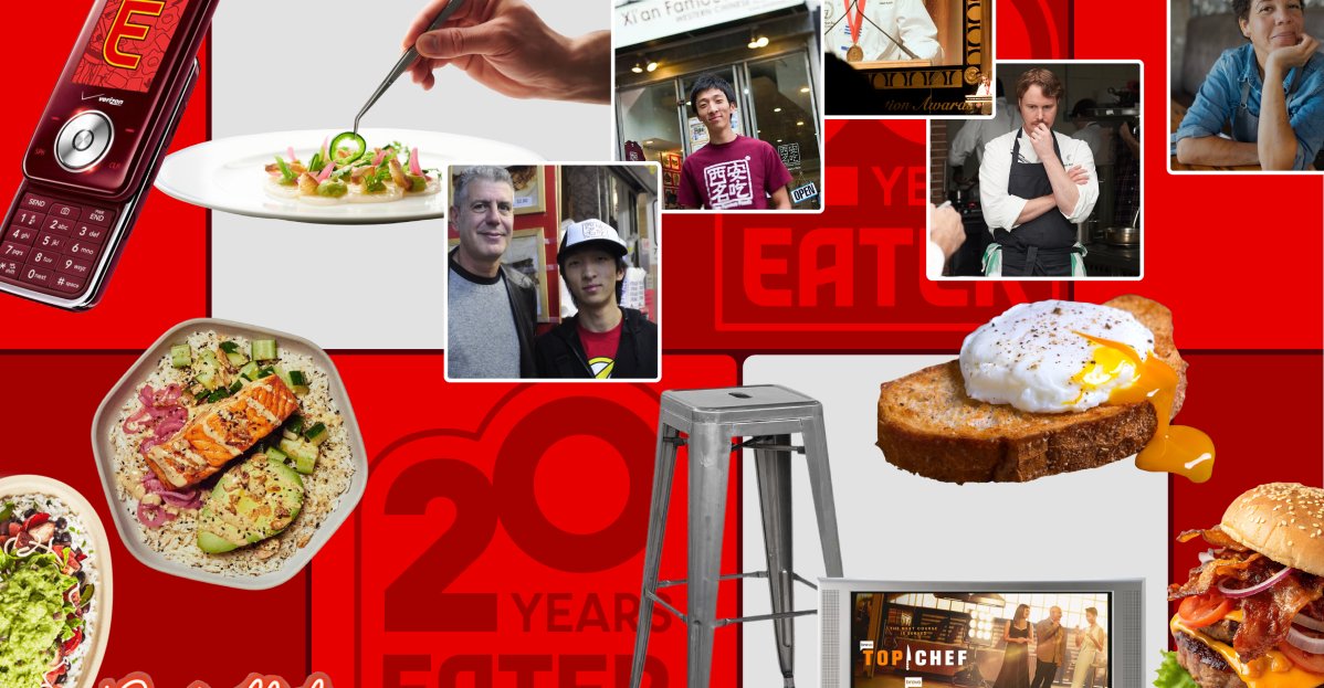 EaterCarolinas's tweet card. How the restaurant industry and food culture have evolved over the past two decades.