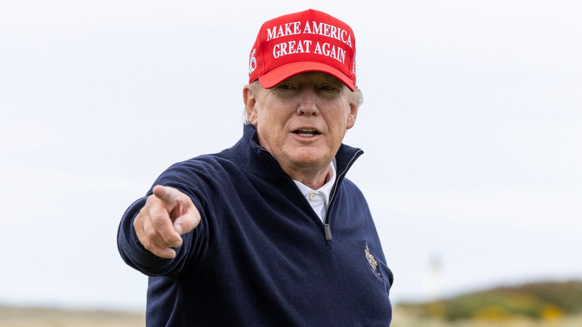 CatrionaStewart's tweet card. The US president will be touring his golf courses during a five-day trip that is expected to be ‘as big as the Queen’s funeral’